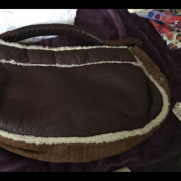 NWT Authentic FENDI Grand Leather/Suede Hobo Bag - Picture 13 of 16